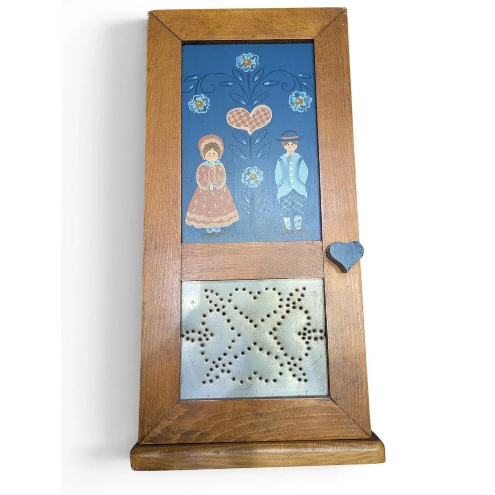 Cottagecore Handpainted Cabinet Coffee Station